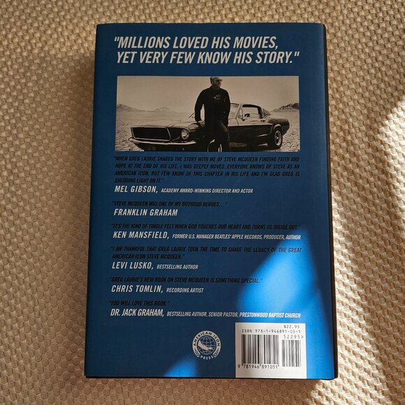 4/$40 Steve McQueen. The Salvation of an American Icon - Greg Laurie - Harcover - Picture 6 of 6